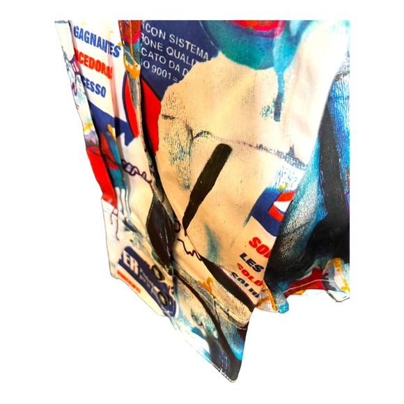 ROBERT GRAHAM Pichacao Graffiti Print Part Embroidered Sports Shirt LS 2x - Picture 8 of 16